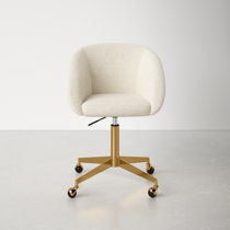 Beige and discount gold desk chair